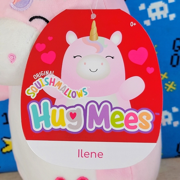 Squishmallow Ilene The Unicorn 10" UltraSoft Valentine's Day Hugmee Toy Plush - Picture 5 of 6